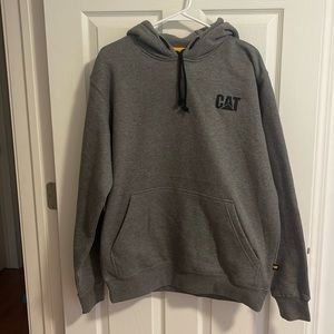 Gray Large Men’s CAT (Caterpillar) Hoodie